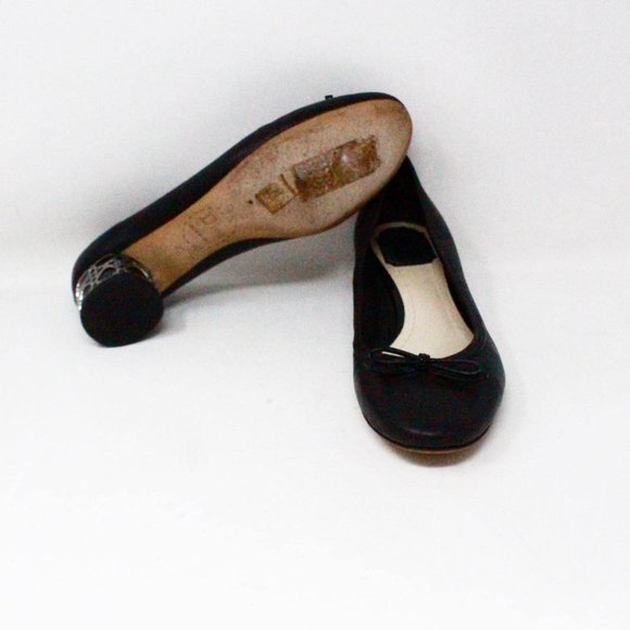 CHRISTIAN DIOR #43097 Black Leather Rounded Loafers (US 10 EU 40) - Picture 7 of 9